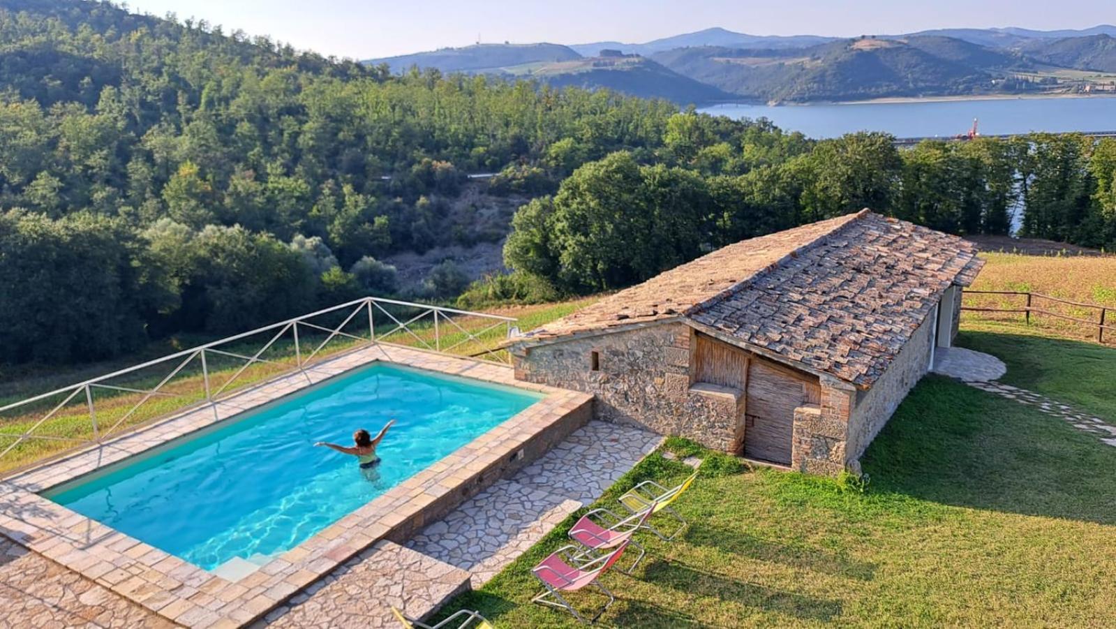 Casale Al Lago Con Piscina E Sauna Corbara  Exterior foto